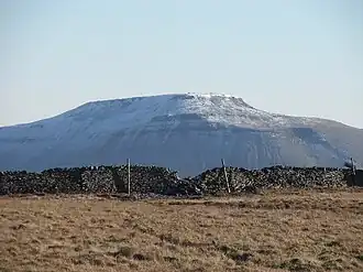 Vue de l'Ingleborough depuis l'ouest.