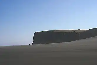 Vue de l'Ingólfshöfði depuis le nord