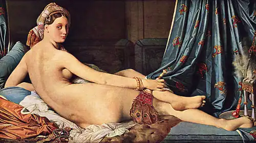 La Grande Odalisque de Jean-Auguste-Dominique Ingres.