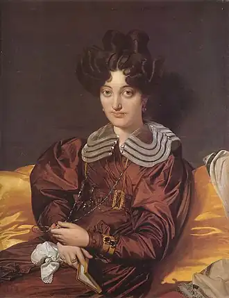 Portrait de Madame Marcotte de Sainte-Marie, née Suzanne-Clarisse de Salvaing de Boissieu, par Ingres.