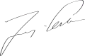Signature de Ingvar Carlsson