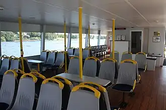 À bord du E/S Sjövägen.