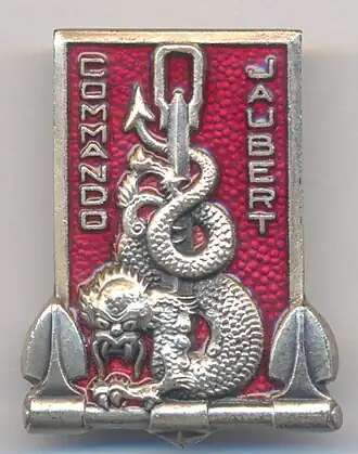 Insigne Commando Marine Jaubert.
