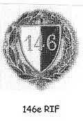 Insigne du 146e RIF.