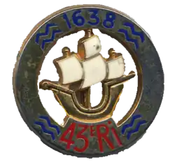 Image illustrative de l’article 43e régiment d'infanterie (France)