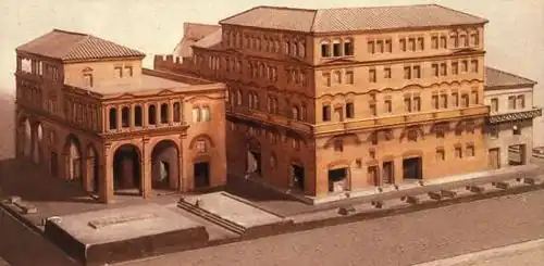 Maquette de la maison de Diane.