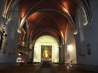 Intérieur de l'Eglise.