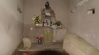 Intérieur de la chapelle en 2012.