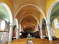 intérieur de Saint Didier côté abside