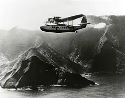 Sikorsky S-43 d'Inter-Island Airways entre 1935 et 1940 à Hawaï.