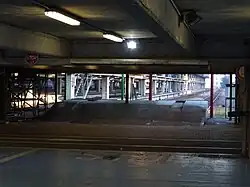 Rampe d'accès à deux voies, également en décembre 2019.