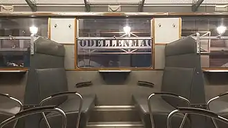 Autorail DE1 - Aménagement d'origine de 2e classe