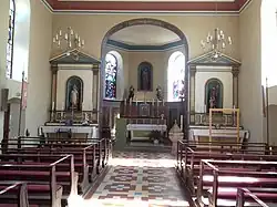 Intérieur de l'église Sainte-Marguerite.