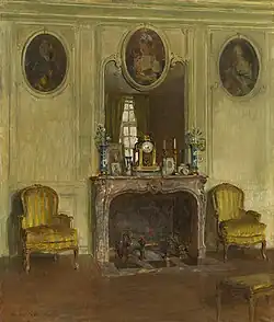 Intérieur due Château du Breau.