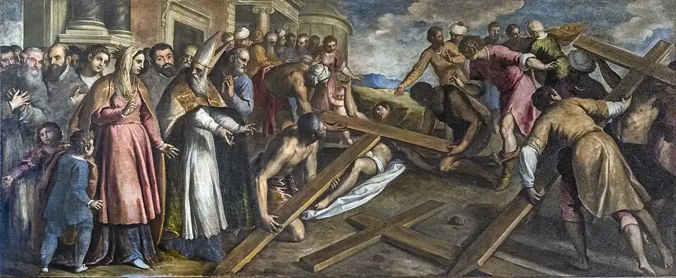 Sainte Hélène retrouve la vraie croix