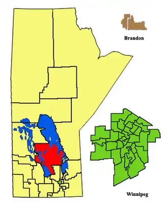 Carte de la circonscription
