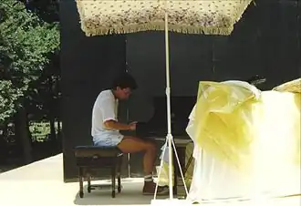 Pianiste au festival de La Roque-d'Anthéron
