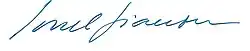 signature d'Ionel Jianou