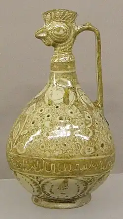 Aiguière à tête de coq, fin du XIIe&nbsp;siècle, début du XIIIe&nbsp;siècle, Musée d'Art Oriental de Turin (Italie).