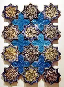 Kashan, Iran, fin XIIIe&nbsp;siècle. Musée des arts appliqués (Francfort)