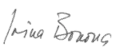 Signature de Irina Bokova