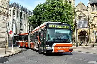 Irisbus Agora L GNV du réseau SETRAM (Le Mans)