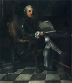 école d'Antoine Pesne :Vicomte de Chasot, c.1750