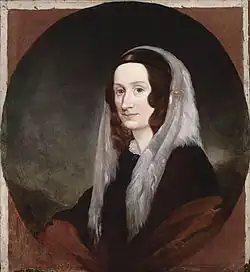 Peinture, plan poitrine, d'Isabella Clark MacDonald.