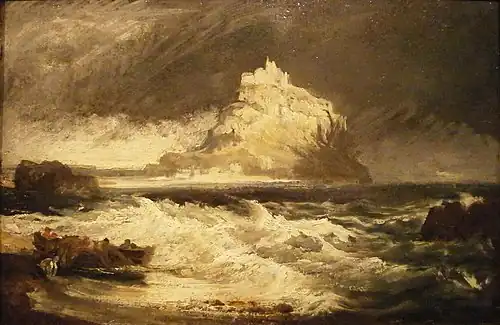Mont Saint-Michel, vers 1880Eugène IsabeyAmiens, musée de Picardie