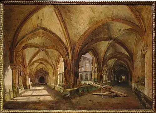 Cloître de l'abbaye de Saint-WandrilleMusée des beaux-arts et d'archéologie de Besançon