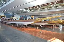 Caïques ottomans au Musée naval d'Istanbul.