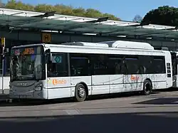 Iveco Urbanway utilisé sur la ligne L5, à Empalot.