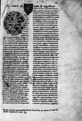 Canones, manuscrit du XIIe&nbsp;siècle. Paris, BnF, Fonds latin, Lat. 14315.
