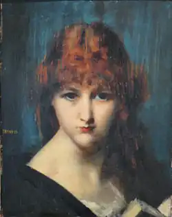 Henner, Portrait de femme