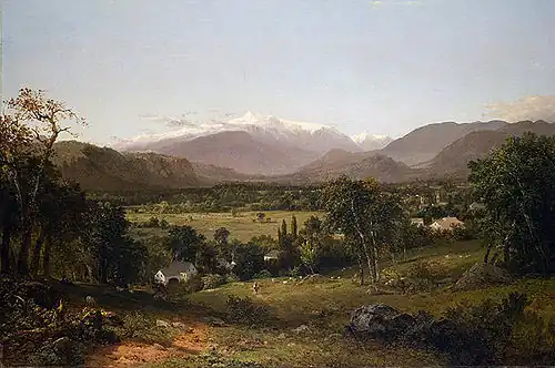 Le Mont Washington depuis la Vallée de Conway, 1869, Wellesley College Museum, Wellesley