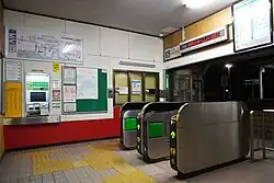 Ligne de contrôle d'entrée