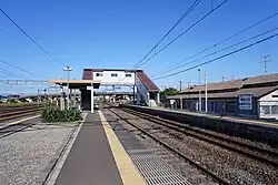 Vue depuis le quai central