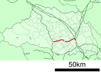 Voir la carte de la ligne.