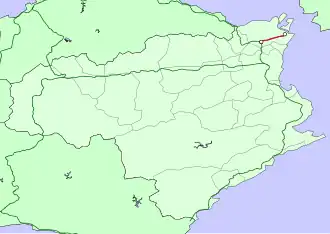 Voir la carte de la ligne.