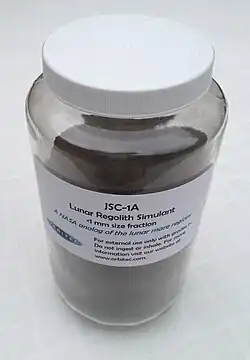 1 kg pot de simulant JSC-1A.