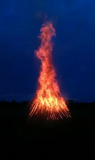 Feu de joie à Kirna.