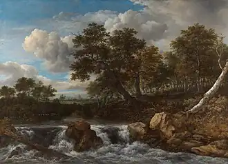 Paysage avec une cascade (c. 1668), Rijksmuseum.