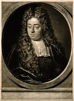 Portrait de Jacobus Roman&nbsp;(nl), manière noire.
