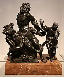 Laocoon, bronze, vers 1520, musée national du Bargello.