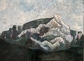 Ste-Victoire (1988). (60&nbsp;×&nbsp;81&nbsp;cm)