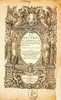 Frontispice des œuvres de chirurgie de 1602