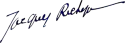 signature de Jacques Richepin