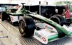 Photo de la Jaguar R2 d'Irvine au GP de France 2001