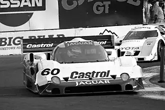 Une Jaguar XJR-10 (GTP) à Del Mar, en 1990.