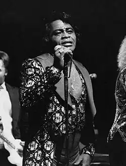 James Brown en 1987.